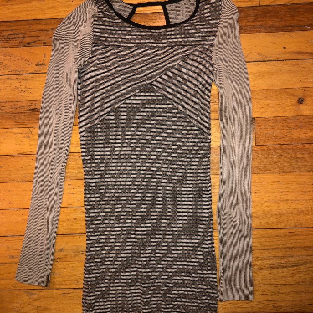 Free People Striped Bodycon Dress